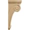 Ekena Millwork 6 1/4"W x 10"D x 22"H Scroll Corbel, Cherry COR06X10X22SCCH - alternate 2